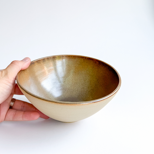 Kom - Karamelbruin (18cm)